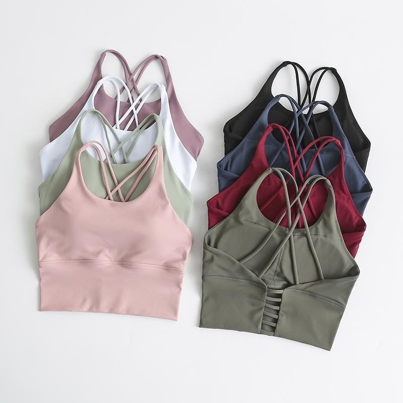 【Twotigers】Yoga Bra Beauty Back Cross Sports Vest Women's Pilates Yoga Top 1