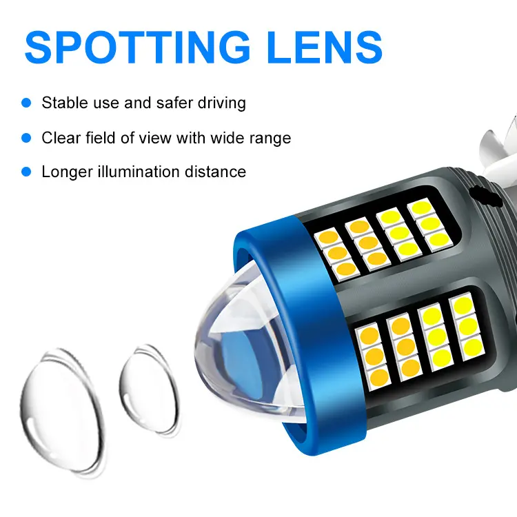 Đèn pha led ánh sáng vòm cót trắng pha vàng chân H4 dùng Yamaha PG 1 5