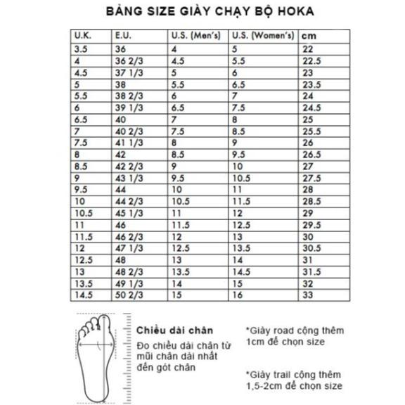 Giày Chạy Bộ Nam Hoka Mach 6 Wide - Chính Hãng 7