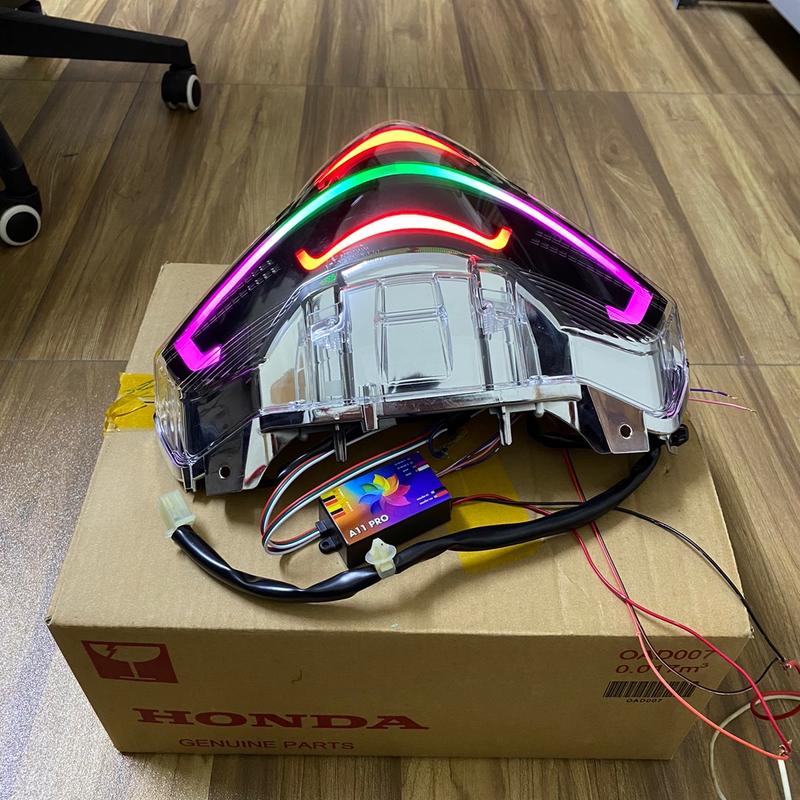 Cụm đèn hậu audi A11 pro chỉnh màu qua app cho xe vision các đời