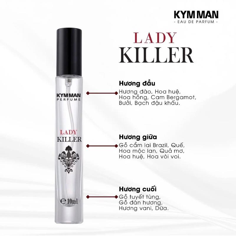 Nước Hoa nam LADY KILLER 10ml - KYM MAN Perfume Cosmetic 1