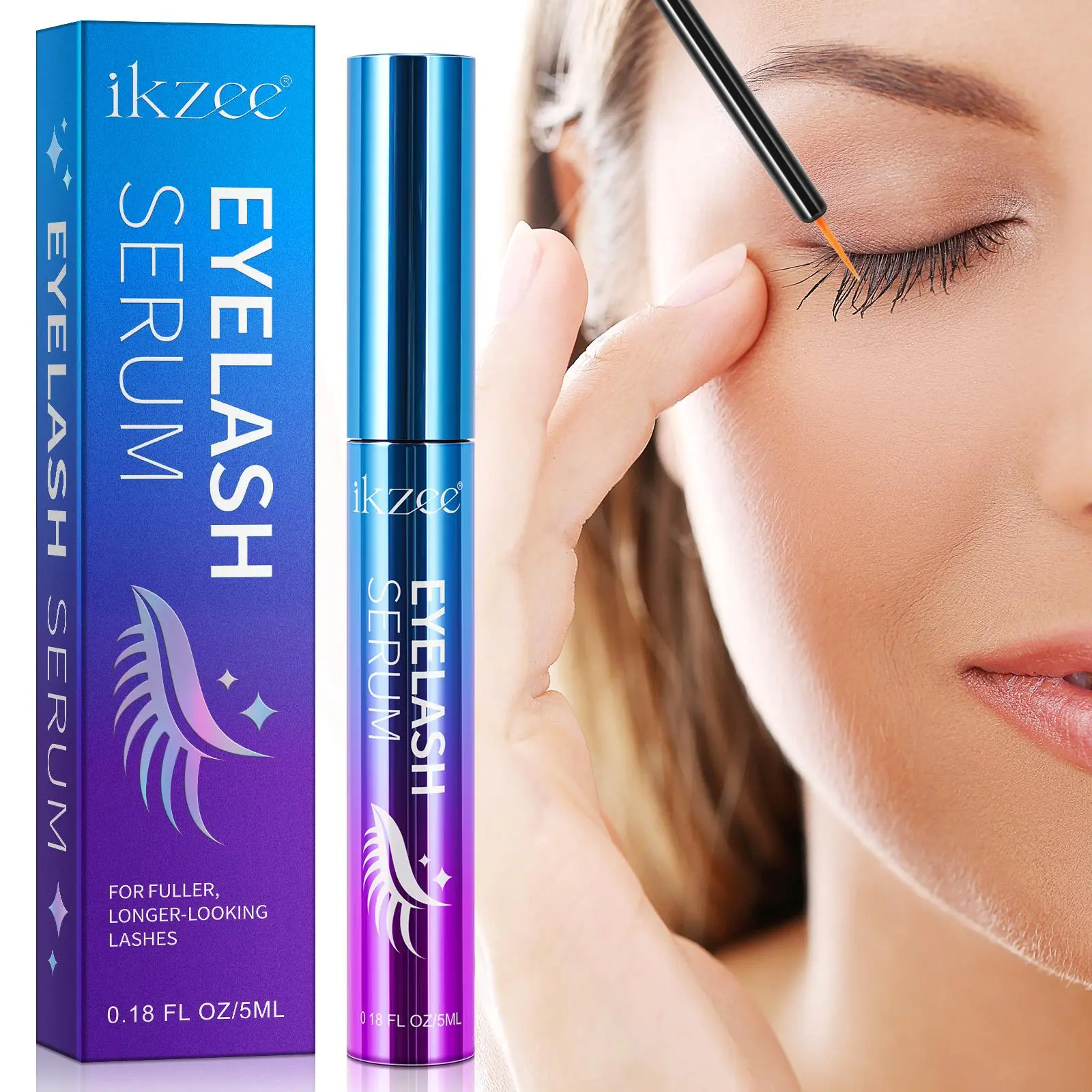 Eyelash Serum, 2 Counts/set Eyelash Extensions Serum, Eye Lashes Serum, Eye Lashes Enhancer, Eye Makeup Product