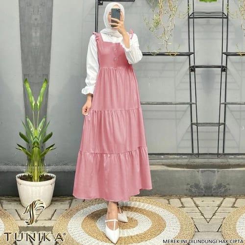 Gamis Jolly / Gamis Remaja Korean Style / Pakaian Muslim Wanita / Dress Jolly Terlaris 2023 6