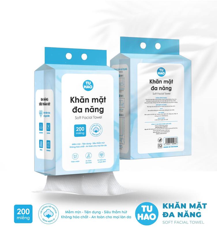 Khăn mặt đa năng Từ Hảo 200 tờ - Soft Facial Towel Nhà Tắm