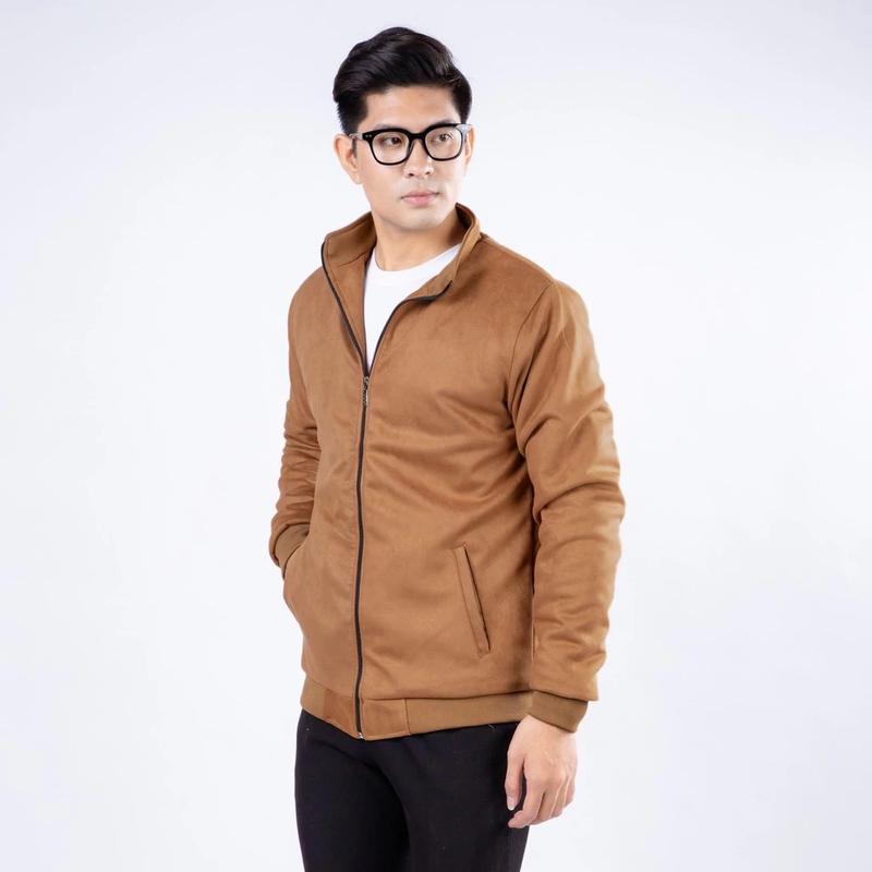 Product Introduction of Áo khoác da lộn , áo khoác nót lông loại 1 Nam Menswear 9