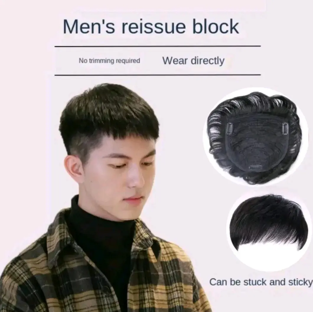 WIG TUTUP BOTAK PRIA / RAMBUT PALSU PRIA PENDEK / WIG PENDEK PRIA