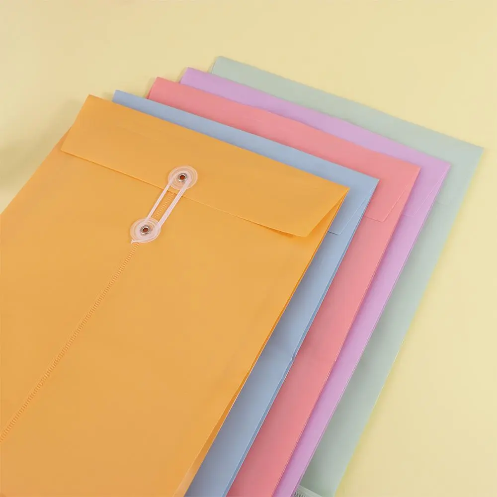 Durable Document Organiser A4 PP File Folder Paper Organizer Large Envelopes A4 File Organizer Waterproof Large Capacity Test Paper