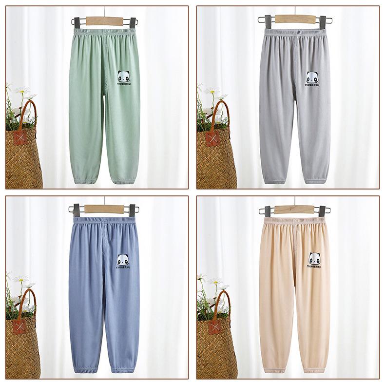 Product Introduction of Quần Chống Muỗi Cho Trẻ Em, Chất Liệu Lụa Lạnh Thiết Kế Mới Mùa Hè 2023, Thích Hợp Cho Trẻ Em Trung Bình Và Lớn, Quần Dài Đèn Lồng, Thích Hợp Cho Bé Trai Và Bé Gái, Quần Cropped Thể Thao 2