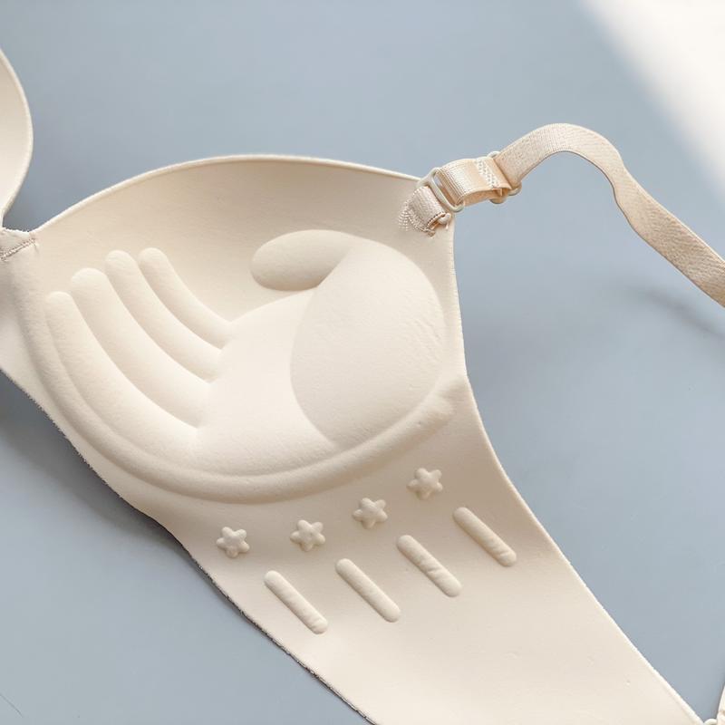 Áo lót nữ su họa tiết lông vũ đệm mút 3CM êm ái Lotizen mã ANM42 4