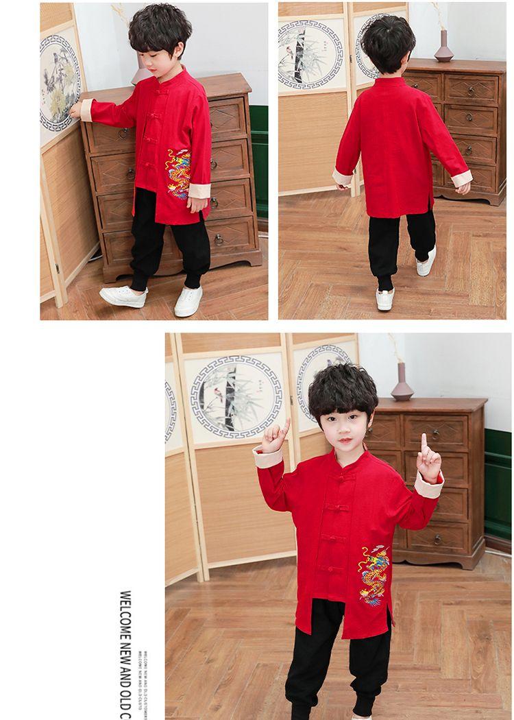 Product Introduction of Quần Áo Truyền Thống Trung Quốc Hanfu, Dành Cho Bé Trai, Trang Phục Cổ Xưa Cho Trẻ Em, Quần Áo Bậc Thầy Phong Cách Trung Quốc, Nhà Tu Nhỏ Bộ Đồ Cổ Điển Trung Quốc, Thích Hợp Cho Biểu Diễn Sân Khấu, Bộ Sưu Tập Năm 2024 7