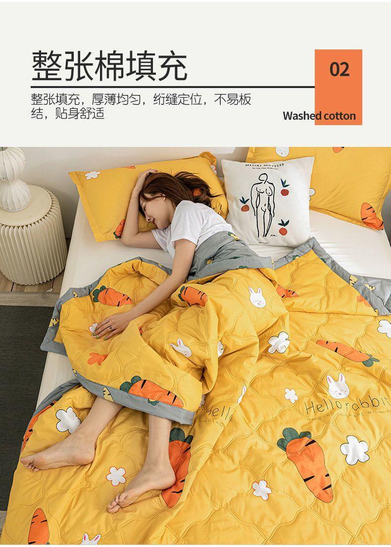 Product Introduction of Chăn Điều Hòa Mùa Hè, Chăn Mỏng Có Thể Giặt Bằng Máy, Đơn, Đôi, Ngoại Cỡ, Dành Cho Học Sinh 6