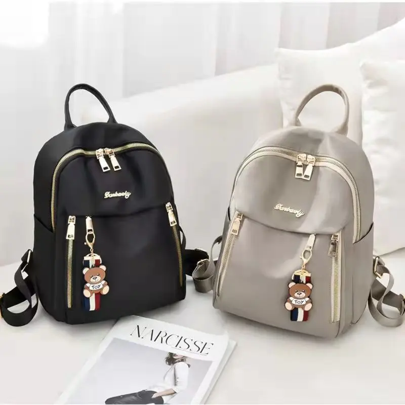 Ba Lô, Chất Liệu Vải Oxford, Phong Cách Hàn Quốc, Thiết Kế Mới, Thời Trang, Dành Cho Nữ, Dung Tích Lớn, Thích Hợp Đi Du Lịch, 2024 Backpack Đeo Vai
