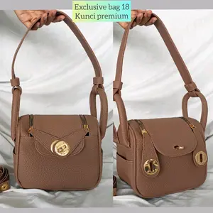 Tas Wanita Papirut Exclusive 18 / Tas Papirut Exclusive 18 Selempang Kulit jeruk premium tas tote bag whits tas selempang & bahu