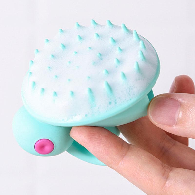Product Introduction of Silicone Bath Brush for Baby Infant Bathing Soft Shampoo Massage Brushes Girls Boys Kids Shower Head Body Hair Washing Wipe Comb 11