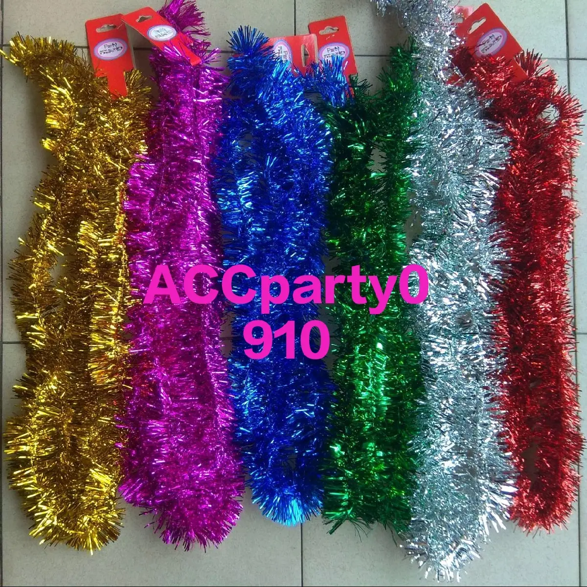 Slinger Rumbai Warna / Tinsel / Slinger 1 warna