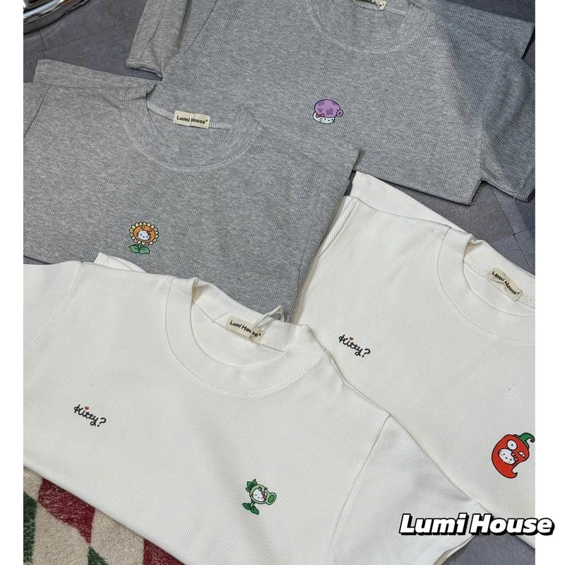 (BABY TEE COLLECITON SPRING SUMMER) ÁO BABY TEE  BASIC FORM ÔM TAG LOGO REN DỆT STYLE THÔNG DỤNG VINTAGE CHẤT LIỆU GÂN TĂM CO DÃN BB02