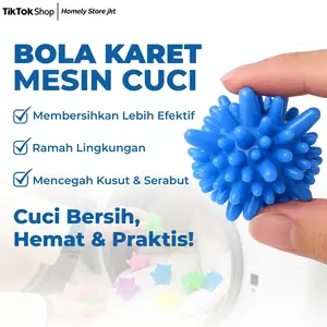 Bola Karet Mesin Cuci / Bola Laundry Magic Reuseable Anti Kusut