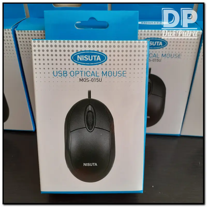 MOUSE MIKUSO MOS-015U // USB OPTICAL KABEL CABLE // MOS 015U MOUSE RINGAN KECIL MINI PORTABLE 7