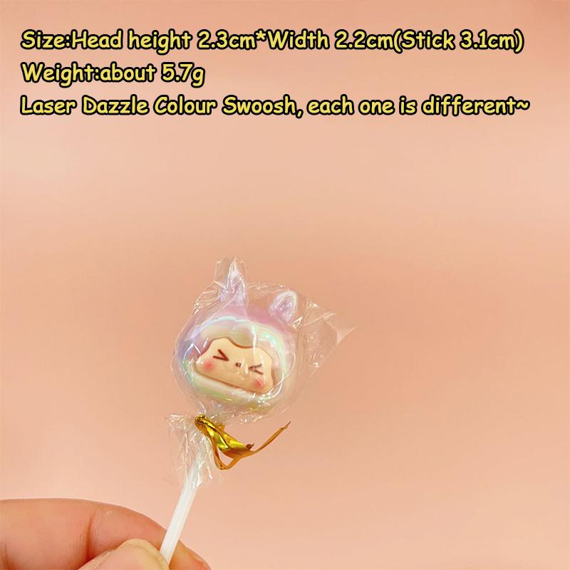Product Introduction of Multi-colour KIKI Lollipop Mini Figure Random 1pc Electroplating Cute Cartoon Ornament Toys Accessories 10