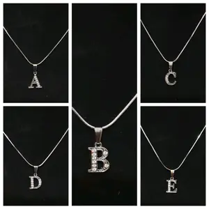 Kalung Liontin Korea Tahan Karat dengan Liontin Huruf Nagita, Panjang 45 cm