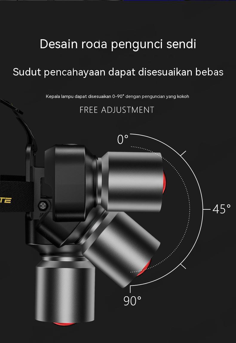 COD Senter Kepala Baru 1200 Lumen USB-C Isi Ulang, Zoom Fokus, Tahan Lama, Portabel Untuk Camping, Memancing, Hiking, Cocok Pria & Wanita 2026 COD Senter Kepala Baru 1200 Lumen USB-C Isi Ulang, Zoom Fokus, Tahan Lama, Portabel Untuk Camping, Memancing, Hiking, Cocok Pria & Wanita 2026