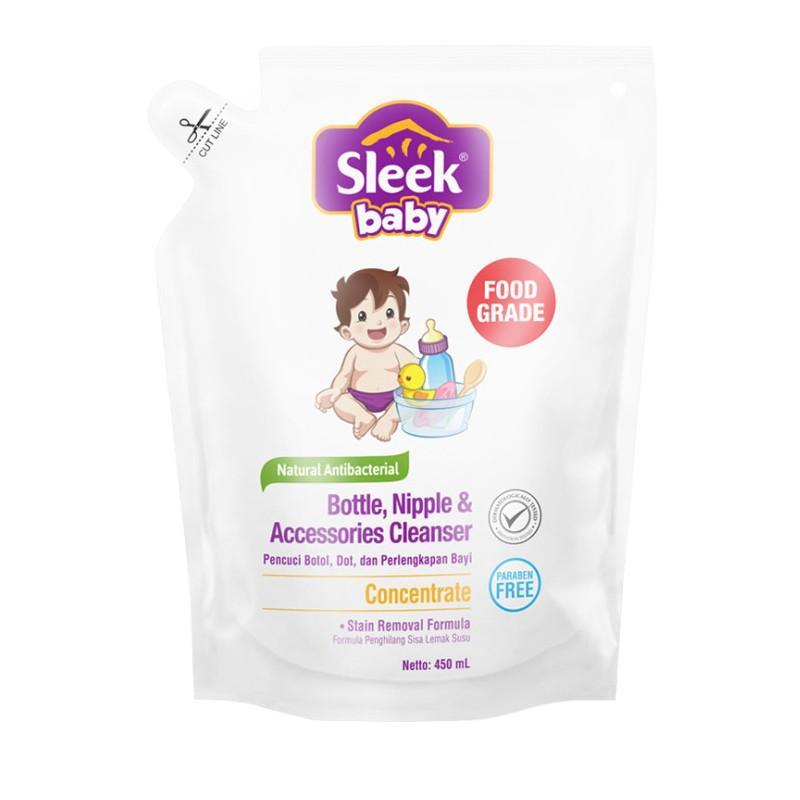 Sleek Bottle Nipple And Acc Cleanser Refill - 450ml 2