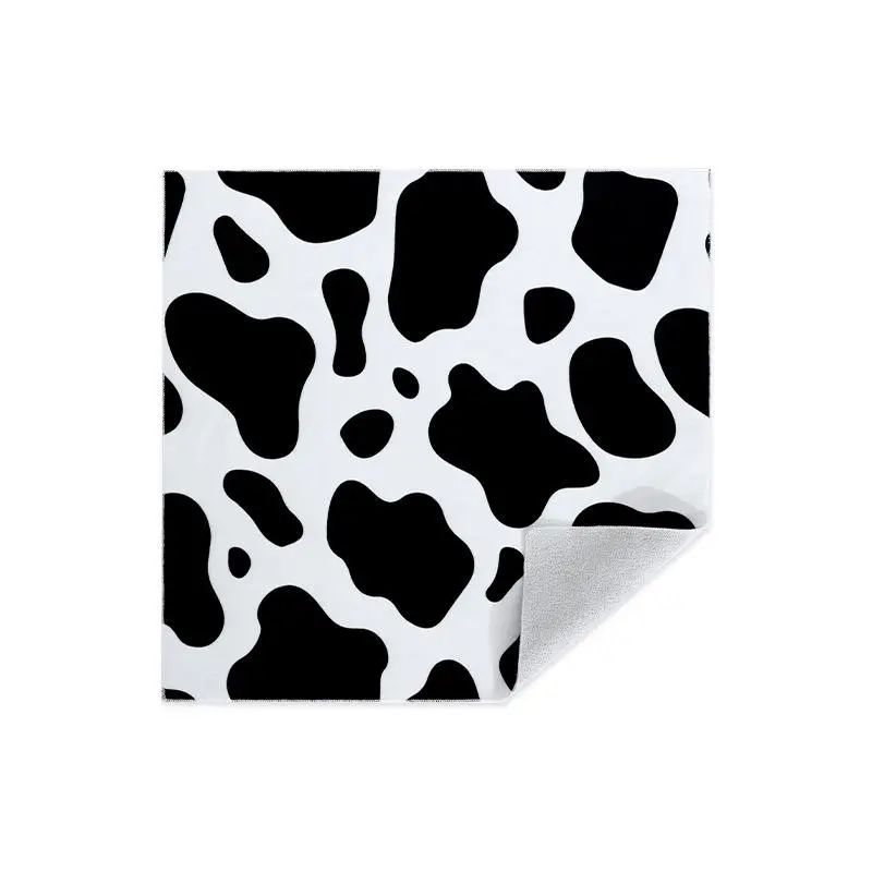 Cow Print Makeup Bag, 1 Count Multi-functional Makeup Organizer, Dustproof Storage Bag for Digital Products, Cosmetic Bag for Women & Girls 5