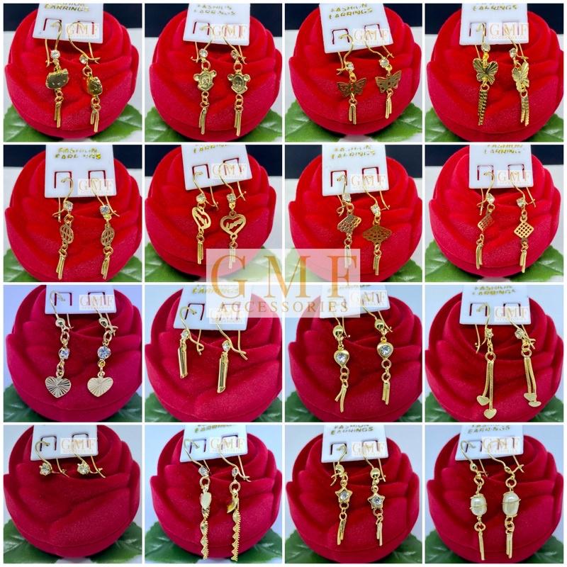 Anting Berlapis Emas Permata Ada Bandulnya Macam Macam Model Kategori Pertama 1