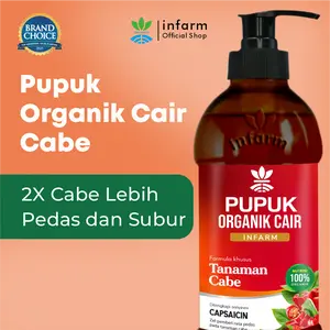 INFARM - Pupuk Organik Cair Tanaman Cabai 500mL POC Kompos Pupuk Organik Cair Pupuk Pelebat Cabe Pupuk Infarm Original Nutrisi Tanaman Cabe Nutrisi Organik Cair Vitamin Cabe Pedas Vitamin Cairan Tanaman Cabe Pupuk Tanam cabe
