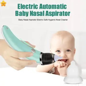 Aspirator hidung bayi elektrik portabel, dapat diisi ulang, praktis, higienis, mudah digunakan, cocok untuk bayi dan balita