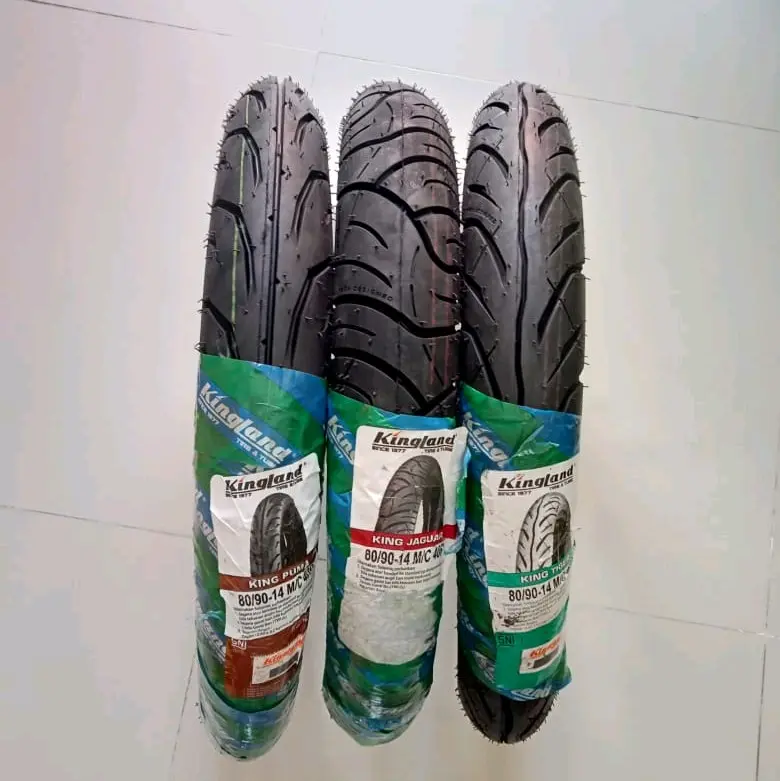 Ban Matic Non Tubless Kingland 80/90 14 - Medium Compound King Tiger - Motorcycle