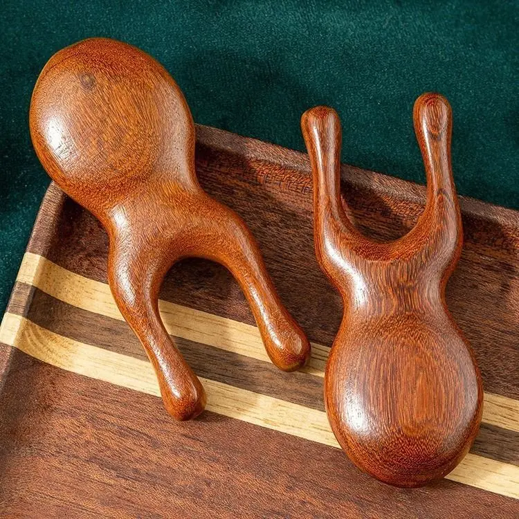 Sandalwood Eye Nose Lifting Massage Tool Scraping Massage Facial Face Lifting Tools Meridians Acupoint Nose Lifter Scraper Nose Massager GuaSha Facial Tools for Relaxation