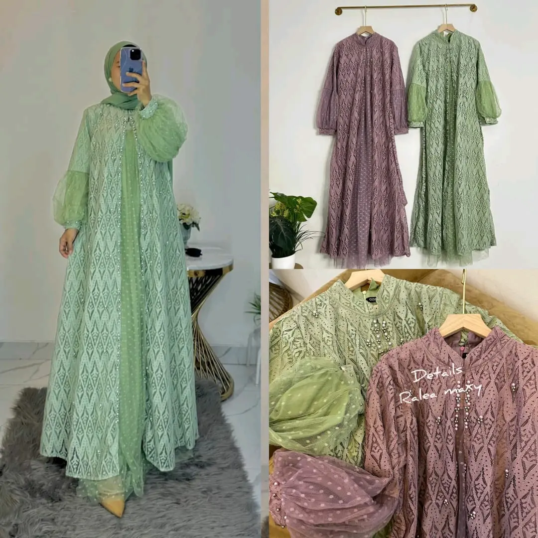 RALEA DRESS BRUKAT LAPING FURING
