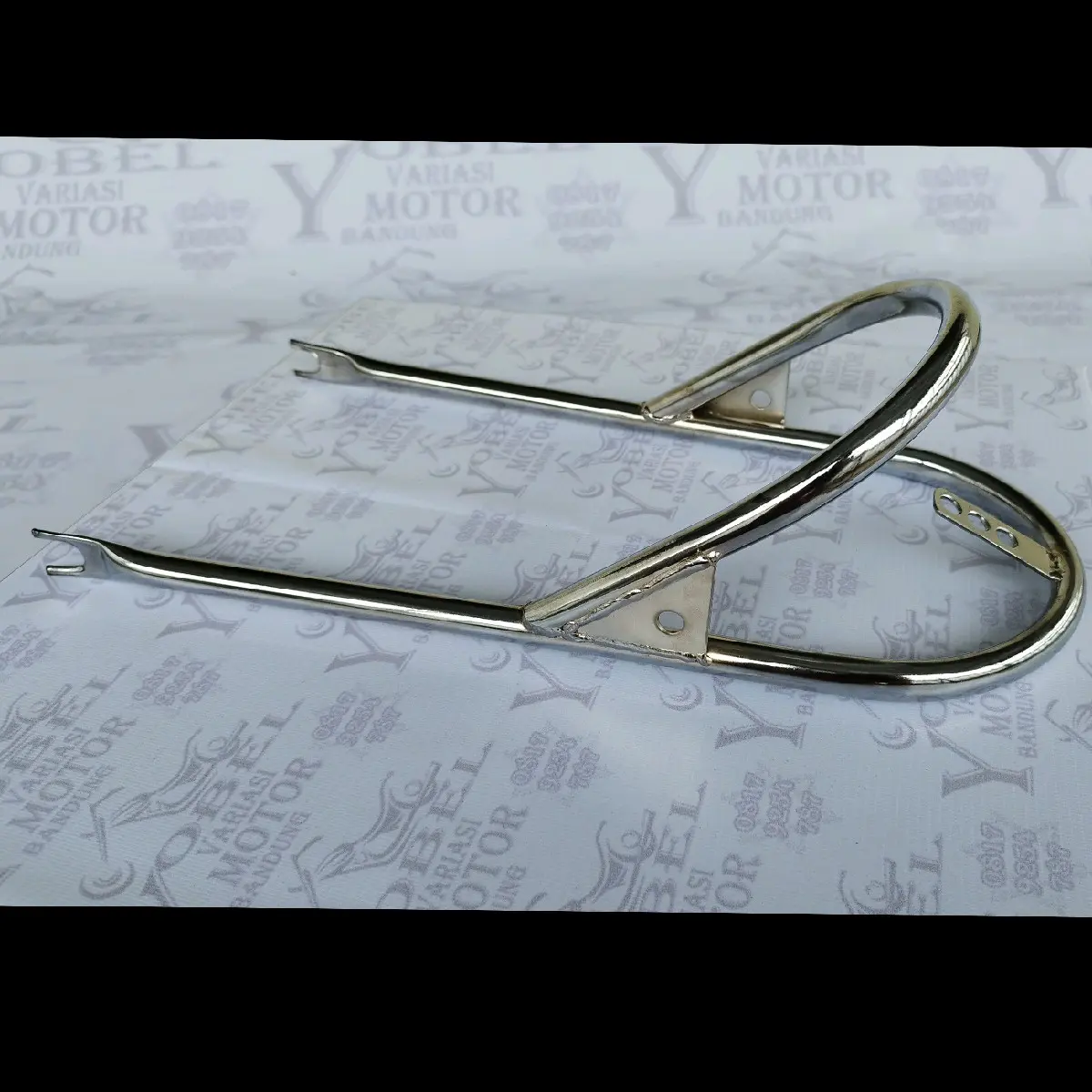 BEHEL BELAKANG BEHEL BRITIS BRITISH CUSTOM UNIVERSAL HANDLEBAR BELAKANG CUSTOM CROM