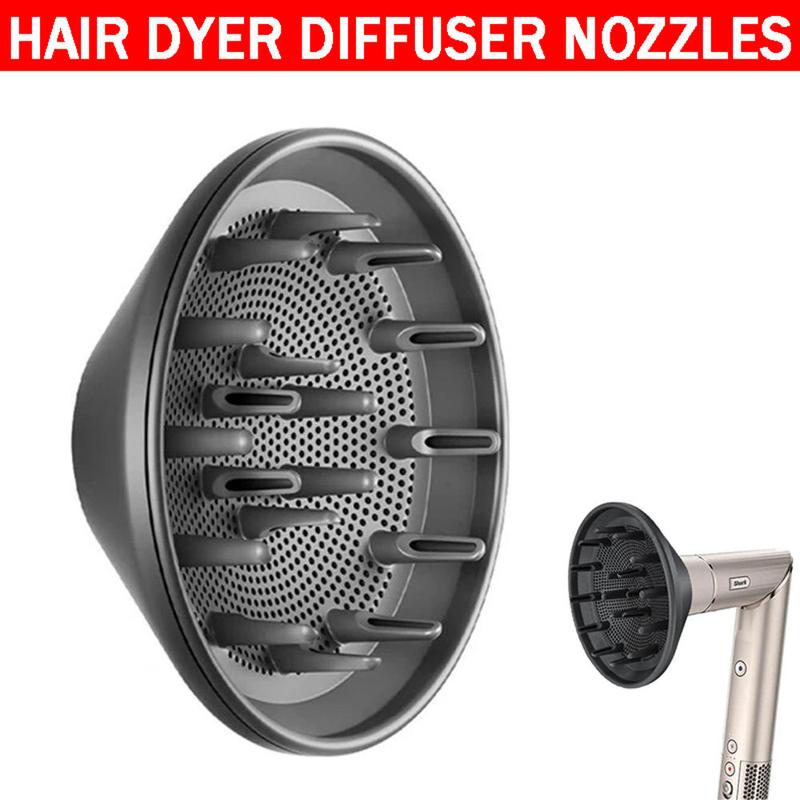 Máy khuếch tán tóc, Dễ đính kèm, Thiết kế nhỏ gọn, Thích hợp Thông Dụng cho tóc xoăn, Phụ kiện máy sấy, Nhẹ và Cầm Tay Máy khuếch tán cá mập, để Tạo Kiểu nhà 0