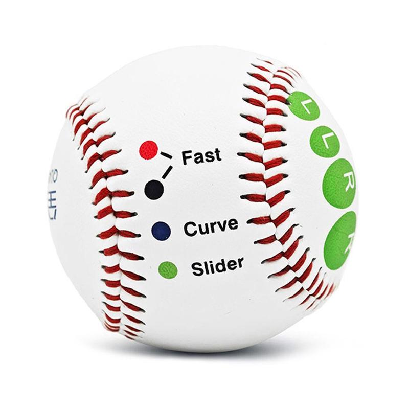 Product Introduction of 1 Pc Pitch Training Baseball With Finger Placement Markers Standard Baseball Pitching Trainer Kit Training Aid For Pitching Practice 15