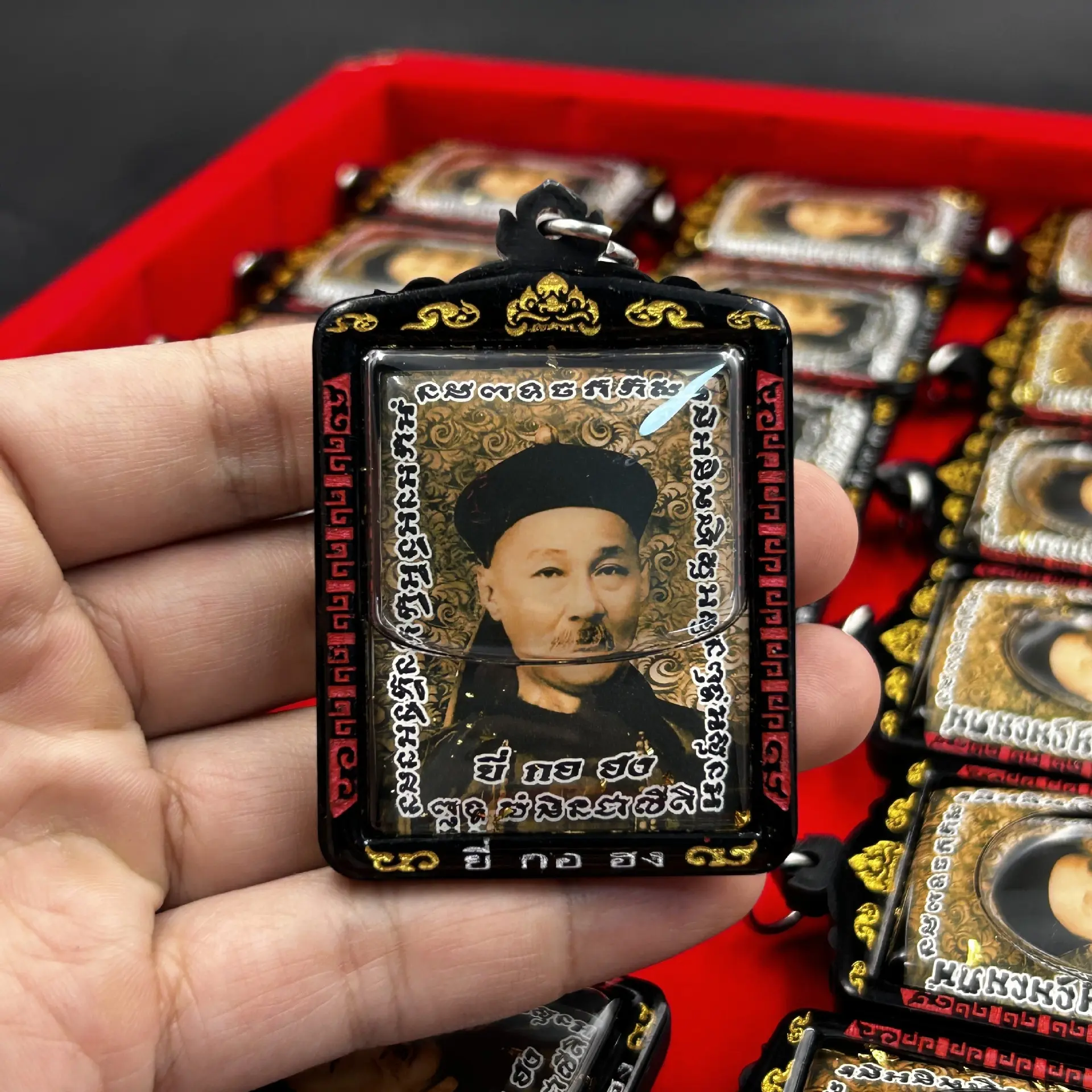 Thailand Azan Subin Second Brother Feng Pendant TikTok Live Streaming on Kwai Same Style thai amulets thai  amulet  luck  money