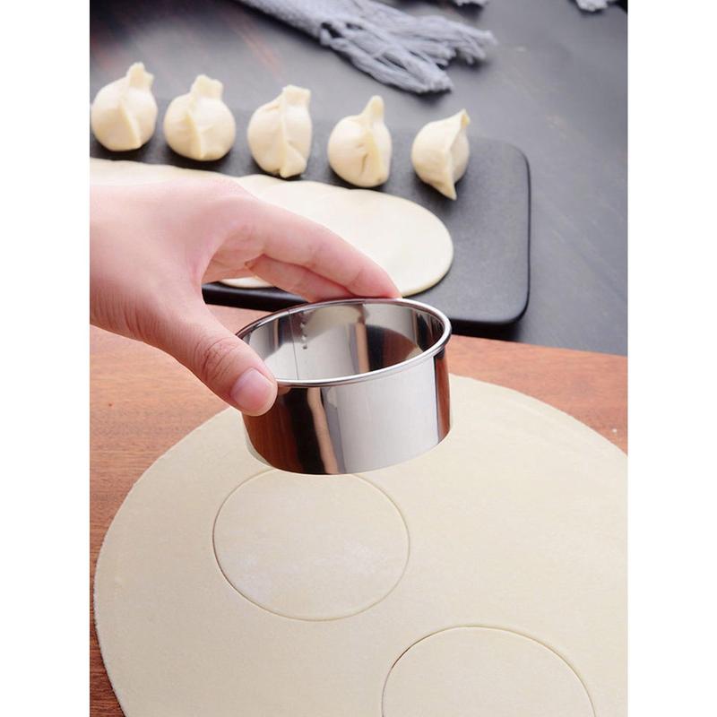 3pcs Reusable Stainless Steel Dumpling Maker,Simple Silver Color Washable Dumpling Maker Press For Kitchen Utensils Oven 2