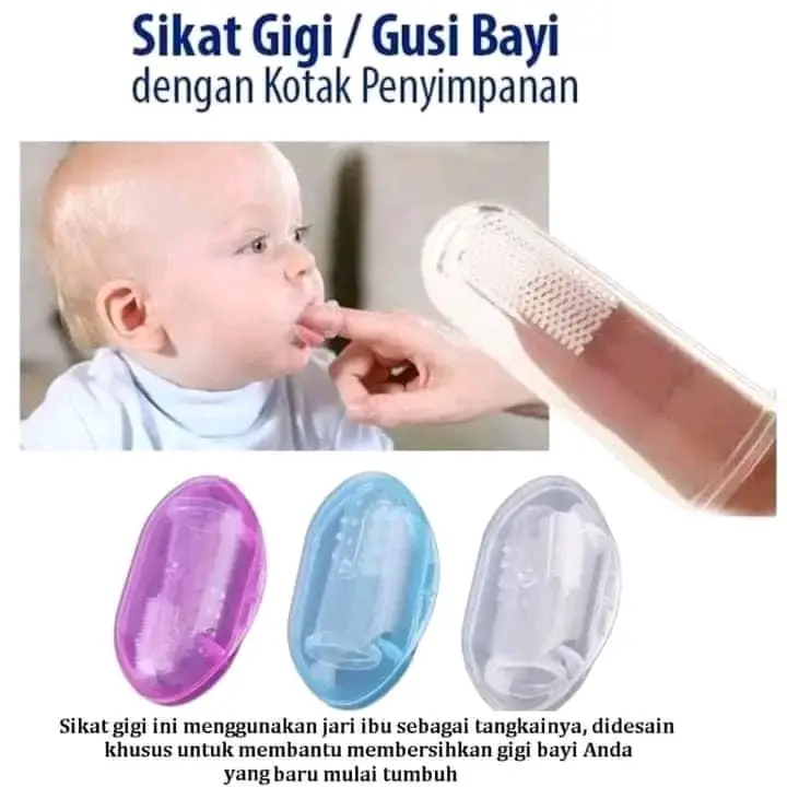 Sikat Gigi Bayi/Sikat Gigi Silikon Bayi