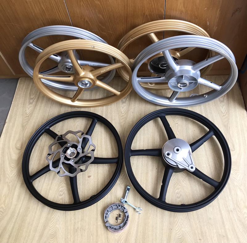 MÂM VÀNH ĐÚC 5 CÂY ĐĨA KIỂU NHƯ RCB CHO HONDA WAVE S RS RSX 110,BLADE 110,FUTURE MẬP 125 LÊN ZIN KHÔNG CHẾ CHÁO