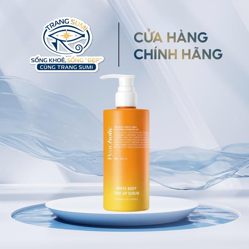 A26 KEM BODY PEACH HỖ TRỢ NÂNG TONE DƯỠNG SÁNG, Dưỡng Body 250ml