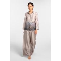 Gambar MINIMAL - Shams - Blus Motif Floral - Beige - S, Beige dari Manzone Store Kab. Pemalang 2 Tokopedia
