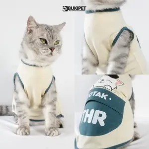 terbaruBaju Kucing Aksesoris Hewan Lucu Cowok Cewek - Buki THR Pocket TankPROMO