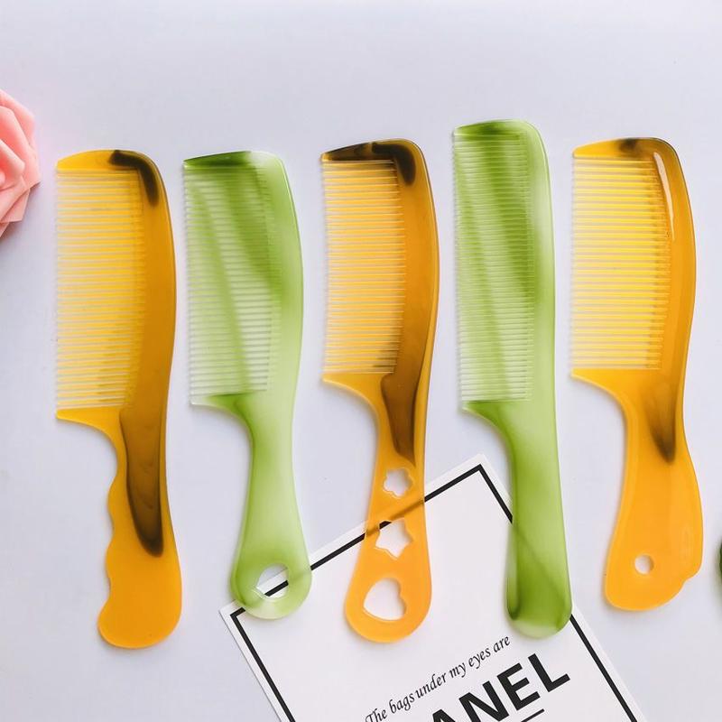 Product Introduction of 10 pieces of nylon comb with free shipping, unbreakable, thickened plastic household comb, professional hairdressing comb set, hairdressing comb 26