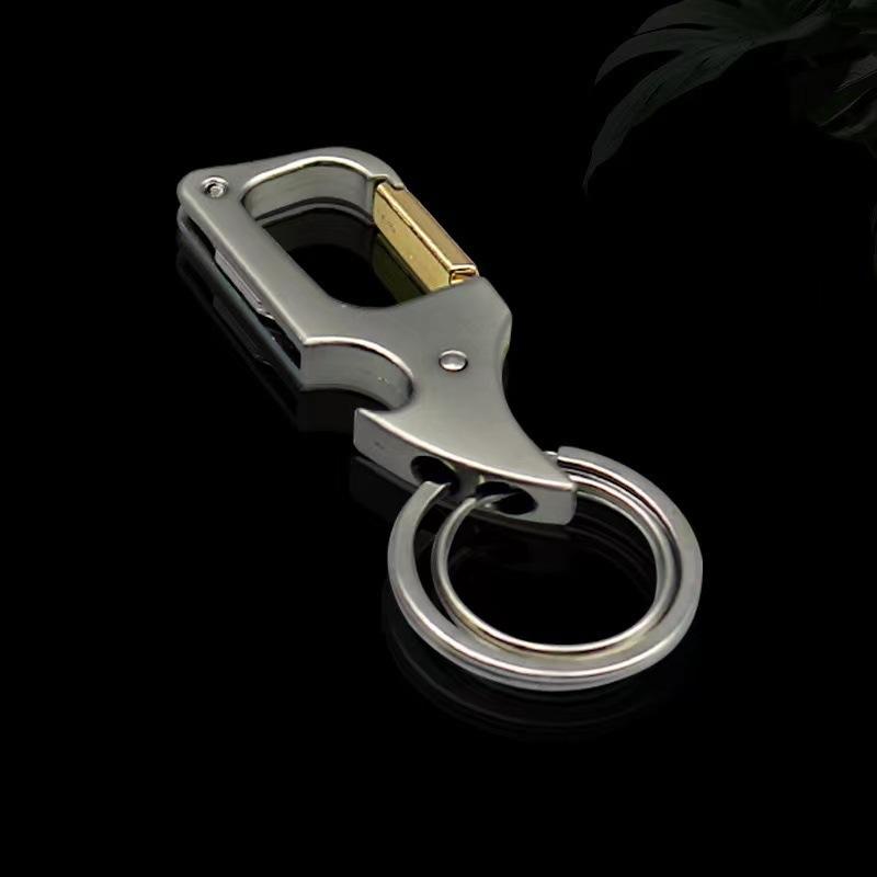 Chìa khóa xe hợp kim nhôm, móc khóa đa chức năng - Phụ kiện