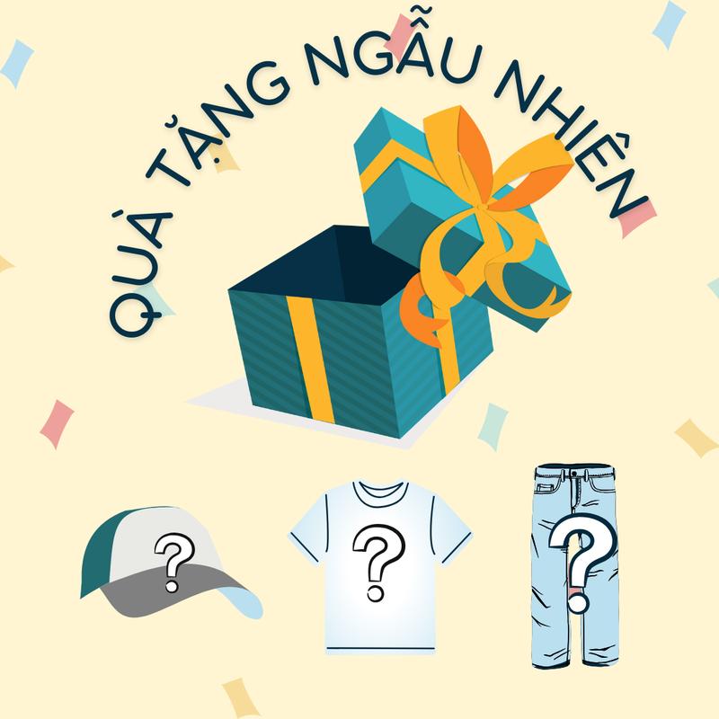  Nine Lee Quà tặng ngẫu nhiên - Nhận Ngẫu Nhiên Một Món: Áo Quần Nón 