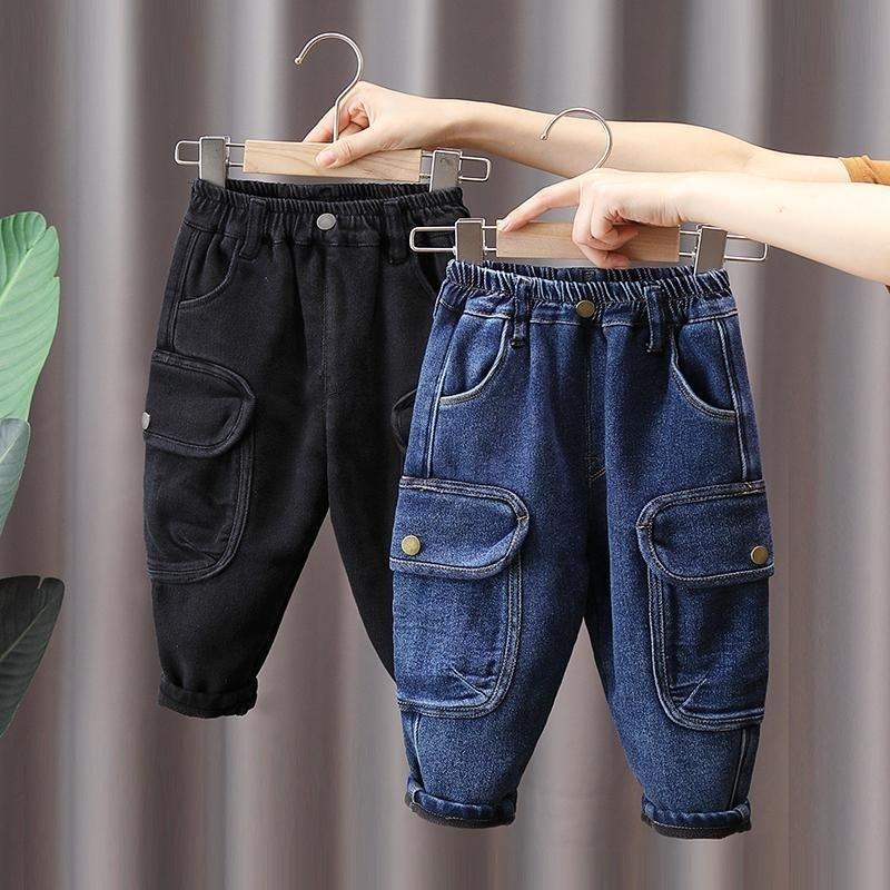 Product Introduction of Celana Jeans Panjang Anak Motif Cargo J37 1 - 6 Tahun 1