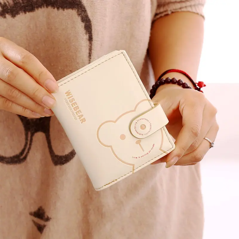 DOMPET MINI - DOMPET WISER BEAR - Dompet lipat wanita Uang Cewek Uang Cewek Kulit 2