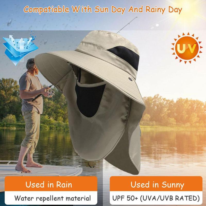 Product Introduction of Topi pelindung matahari luar untuk lelaki dan wanita, pelindung matahari bertepi lebar, topi memancing cepat kering untuk musim panas, topi larian dan memancing luar, 1 helai 28