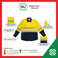 Gambar Baju Safety Wearpack Atasan Lengan Panjang Seragam Kombinasi IMJ dari Pusat Safety Kota Administrasi Jakarta Barat 2 Tokopedia